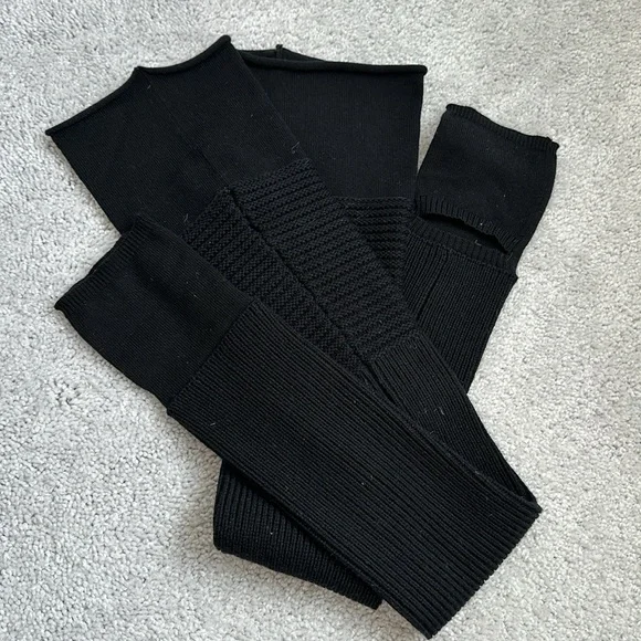 Lululemon Blissed Out Leg Warmers Black - Picture 10 of 10